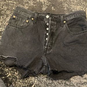 Black Levi shorts